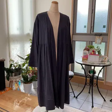 BAYFLOW 롱 코트 사이즈 2 다크 블루