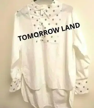 TOMORROW LAND 자수 긴팔 셔츠