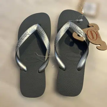 havaianas 비치 샌들 그레이 x 실버 37/38