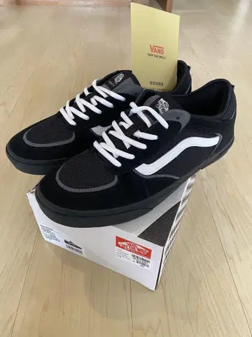 VANS 스케이트 롤리 블랙/화이트 11.0 US