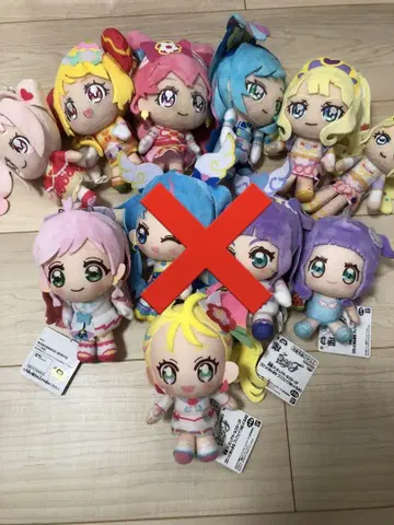 히로가루 스카이 딜리셔스 트로피컬 프리큐어 봉제 인형 세트