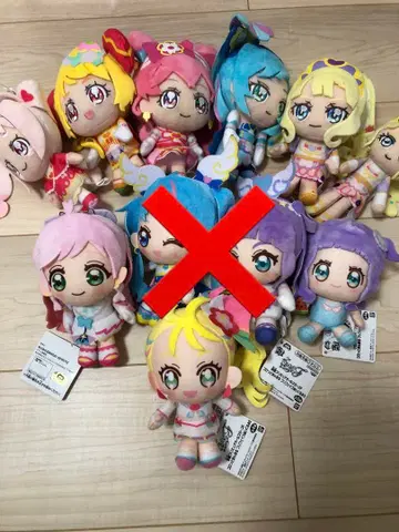 히로가루 스카이 딜리셔스 트로피컬 프리큐어 봉제 인형 세트