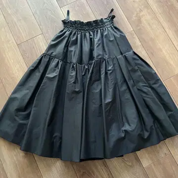데이지 린 플레어 스커트 블랙