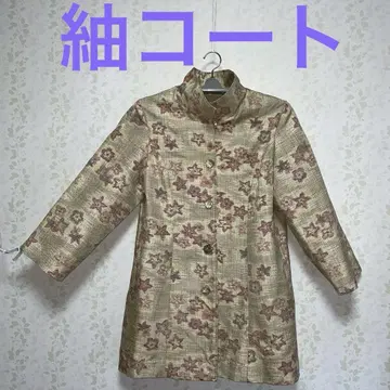 기모노 리메이크 하프 코트