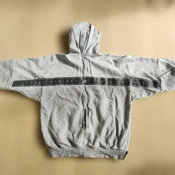 adidas 그레이 집업 후드티 M