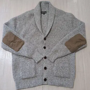 ORVIS 그레이 니트 가디건 L
