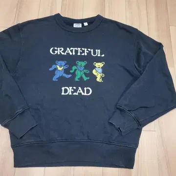 미사용 GU x Grateful Dead 콜라보 쭈리 맨투맨 트레이닝복