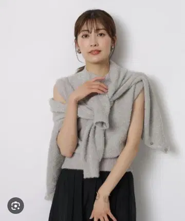[ 미사용 ] 아푸와이저 리셰 키라키라 니트 풀오버 가디건