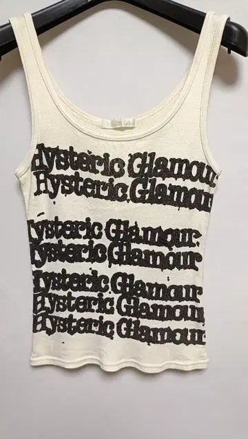 Hysteric Glamour 문자 탱크탑