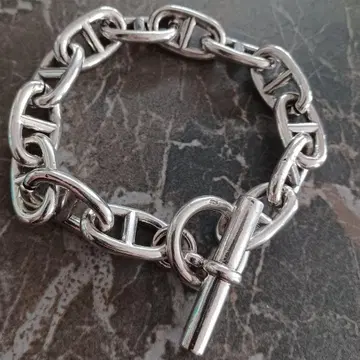 체인 당크레 925 팔찌 실버 남성용 여성용 굵은 블레스