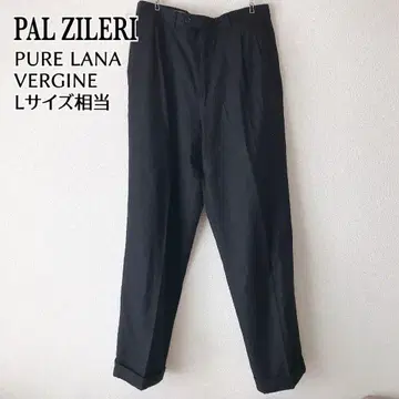 PAL ZILERI 파르지레리 울 2턱 팬츠 블랙