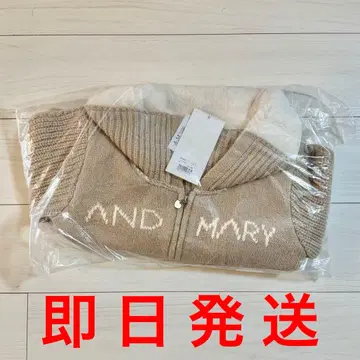 ANDMARY Mary 로고 집업 탑 앤드마리 AM1508