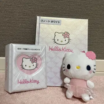 헬로키티 카드 수납 파일과 노트, 마스코트 세트 판매