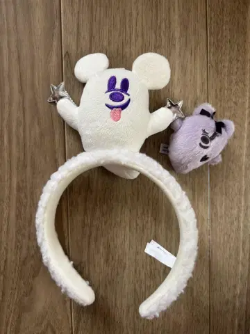 디즈니 유령 미키 머리띠 참 할로윈