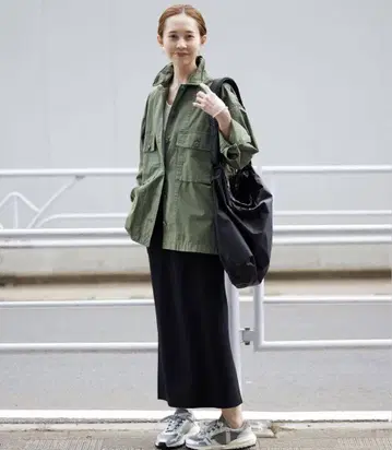 SLOBE IENA 밀리터리 셔츠 블루종