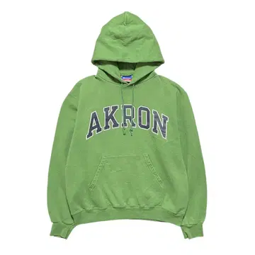 구제 챔피온 아크론 대학 칼리지 맨투맨 후드티 로고 프린트