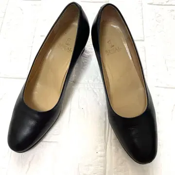 REGAL 펌프스 힐 블랙 취업활동 출퇴근 23.5cm