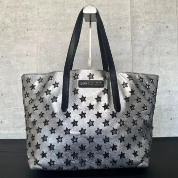 [ 새상품급 ] JIMMY CHOO SOFIA/M 실버 펀칭 토트백