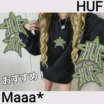 HUF 하프 스타 로고 귀여운 후드티 완전 추천!