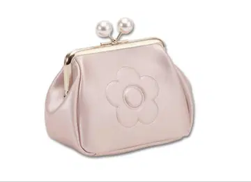 MARY QUANT 펄 핑크 가마구치 파우치
