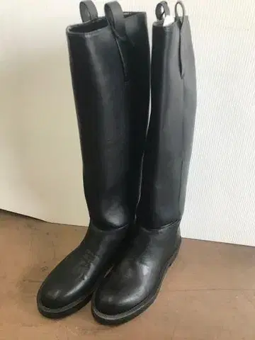 [ 미사용 ] ZARA 롱 부츠 블랙