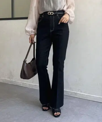 세미 플레어 데님