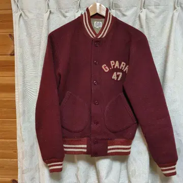 플랫 헤드 바시티 자켓