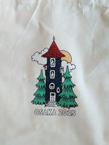 오사카 간사이 박람회 북유럽관 무민의 집 토트백 EXPO2025
