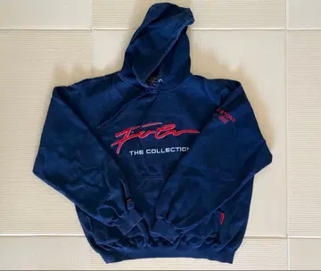 FUBU 네이비 후드티 로고 프린트 사이즈 XL
