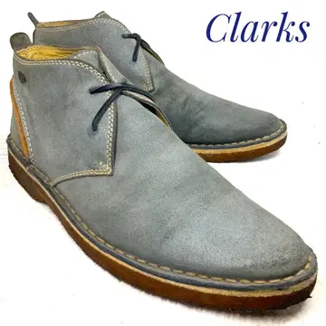 Clarks 클락스 스웨이드 처카 부츠 데님 블루 26.5cm