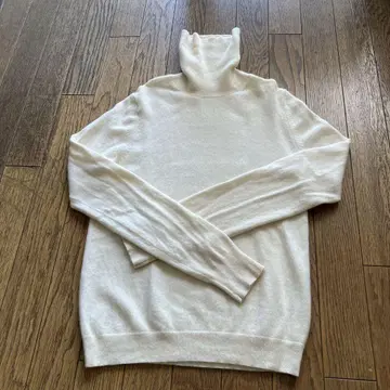 UNIQLO 캐시미어 니트 스웨터 S 화이트