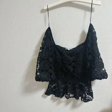 Haute Monde 블랙 레이스 뷔스티에 M