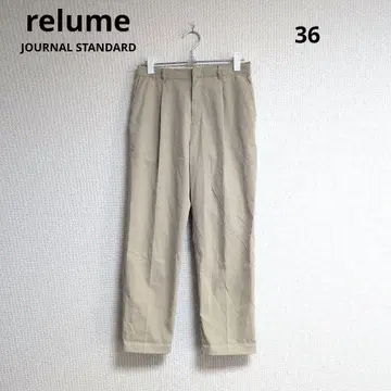 0334 relume JOURNAL STANDARD 테이퍼드 팬츠 36