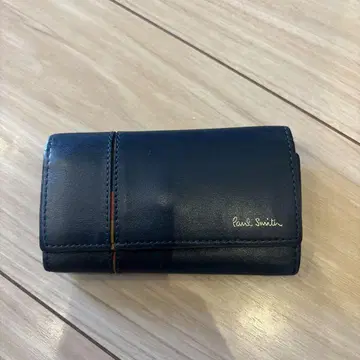 Paul Smith 네이비 가죽 키케이스