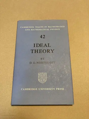IDEAL THEORY D.G. NORTHCOTT