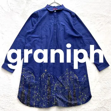 graniph 원피스 셔츠 원피스 콜라보