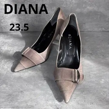 DIANA 다이애나 펌프스 포인티드 스웨이드 벨트 23.5cm