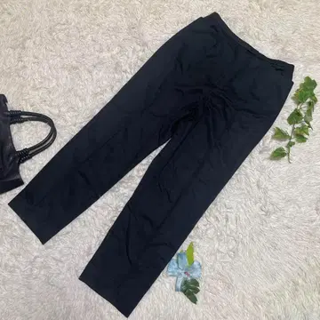 컨디션 최상 레리안 슬랙스 센터라인 블랙 일본제 스트레치 13 XL