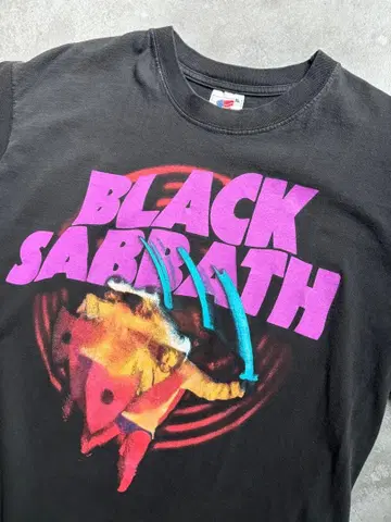 90s 초레어! BLACK SABBATH T셔츠 블랙 XL 빈티지