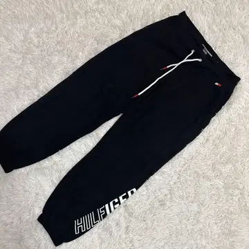 TOMMY HILFIGER 스웨트 팬츠 블랙 S