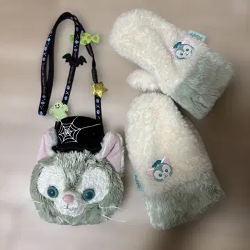 [ 2개 세트 ] 젤라토니 할로윈 한정판 미니백 & 장갑 도쿄디즈니씨