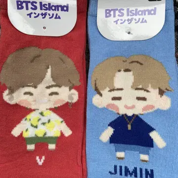 BTS Island V JIMIN 시마무라 삭스 23-25cm 양말