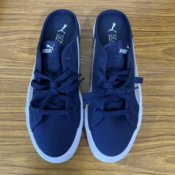 푸마 뮬 신발 새상품 25.5cm 네이비