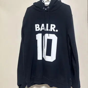 BALR. 후드 부착 후드티 L 사이즈 블랙