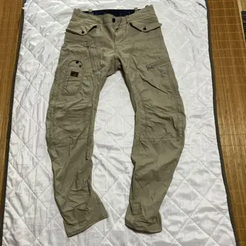 G-STAR 카고 팬츠 베이지