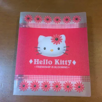 산리오 헬로키티 거베라 수첩 바인더 사진 케이스 레어 레트로