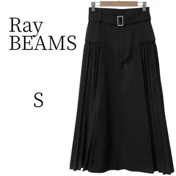 새상품급 Ray BEAMS 레이빔즈 블랙 롱 플레어 스커트 S