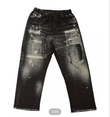레어 사이즈 SAPEur Lot.5550XX SWEAT PANTS 블랙