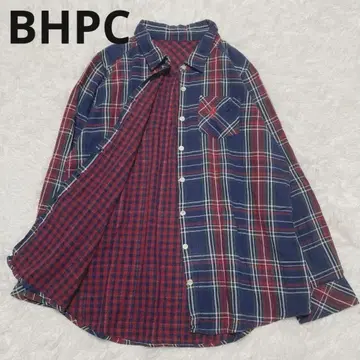BHPC 비벌리힐스 폴로 클럽 체크 셔츠 3L 빅 사이즈 면 구제 의류