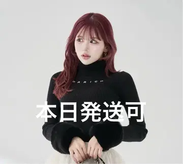 [ 미사용 새상품 ] Darich 스무스 퍼 리브 니트탑